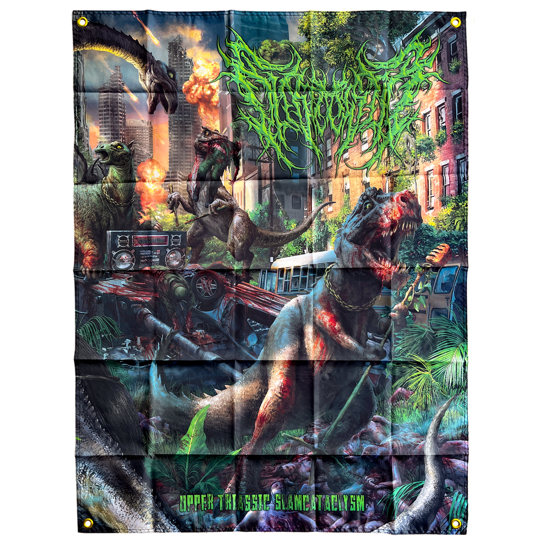 Blastocystia 'Upper Triassic Slamcataclysm' Flag