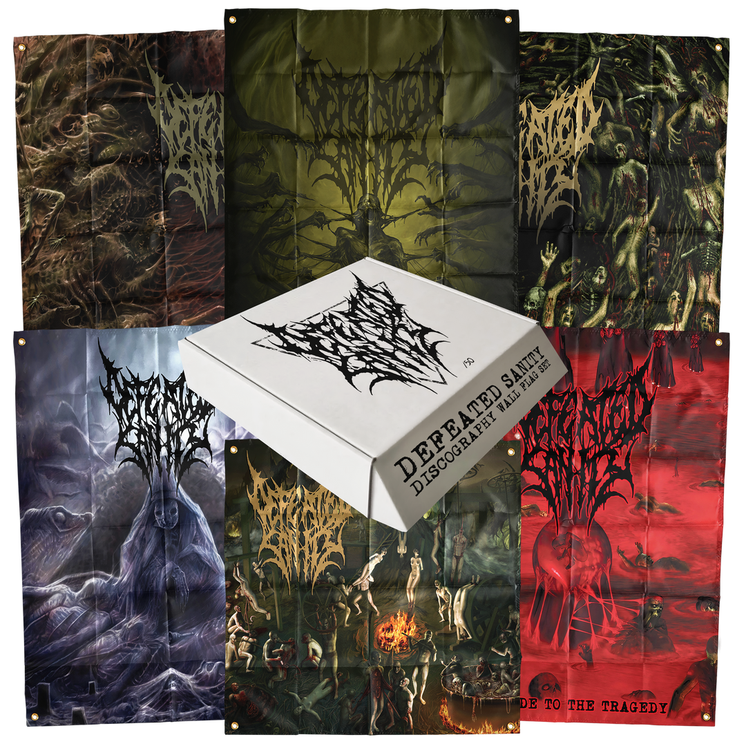 Defeated Sanity Discography Flag Set
