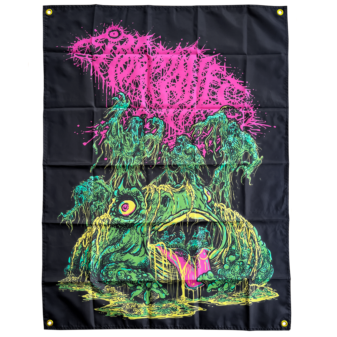 Frog Mallet 'Swamp Frog' Flag