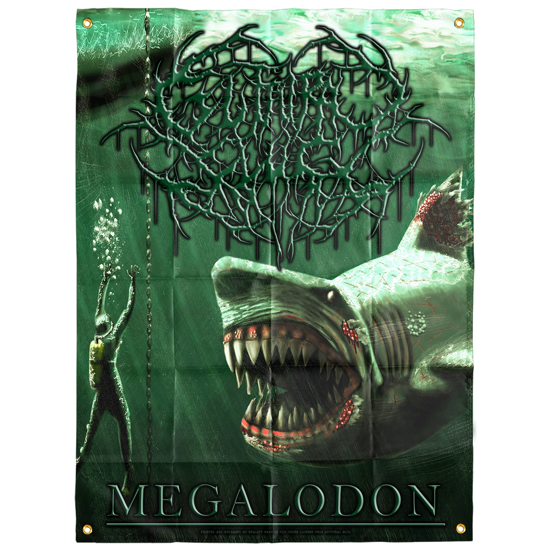 Guttural Slug 'Megalodon' Flag