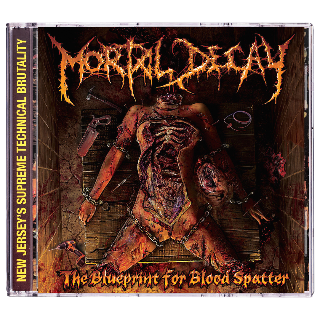 Mortal Decay 'The Blueprint for Blood Spatter' CD