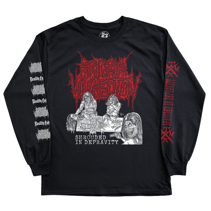 Arterial Vivisection "Shrouded In Depravity" Long Sleeve *PRE-ORDER*