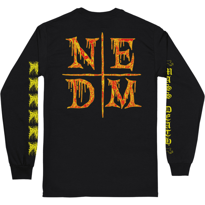 Bonginator 'Two-Stepping Neon Weed Death' Long Sleeve