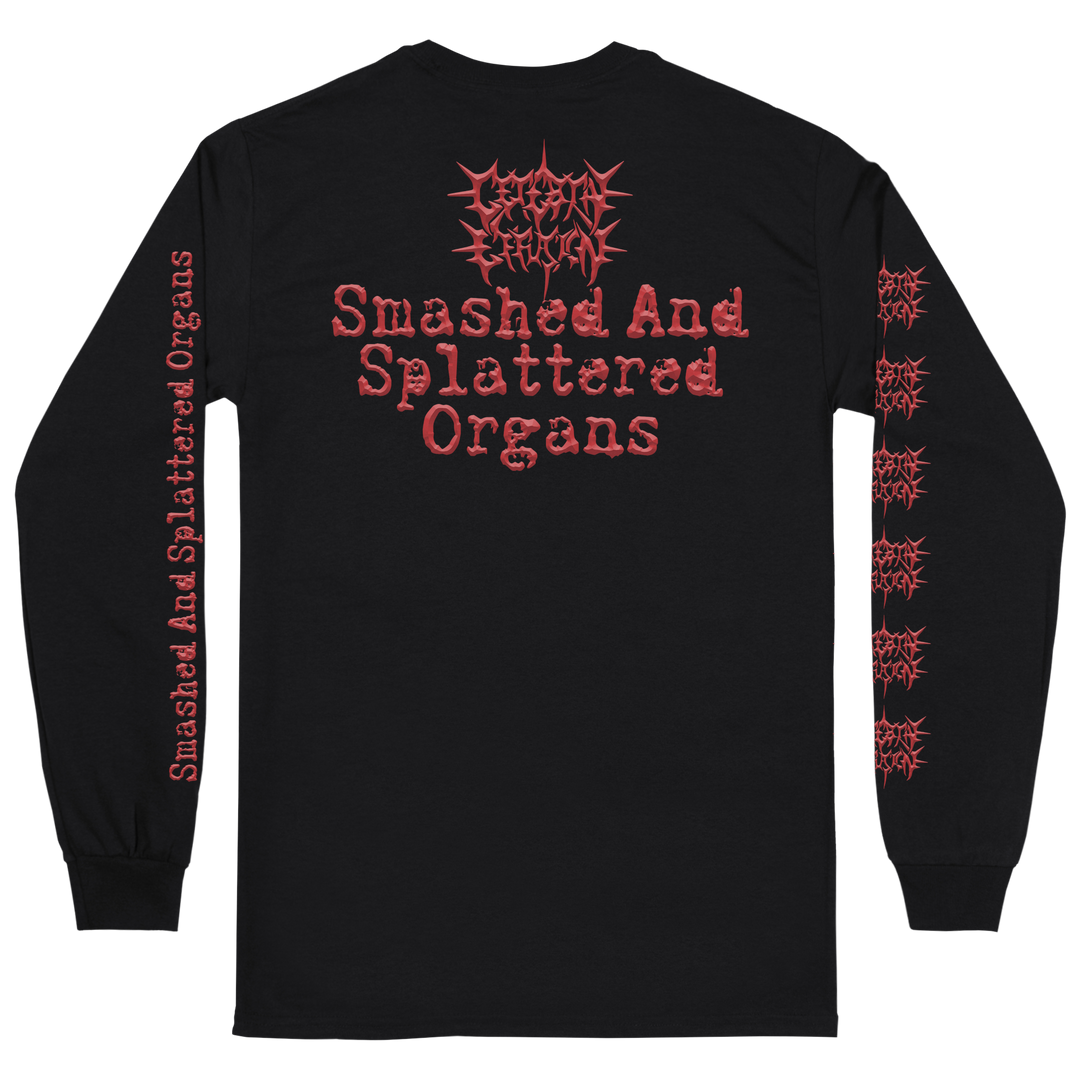 Cerebral Effusion 'Smashed And Splattered Organs' Long Sleeve *PRE-ORDER*