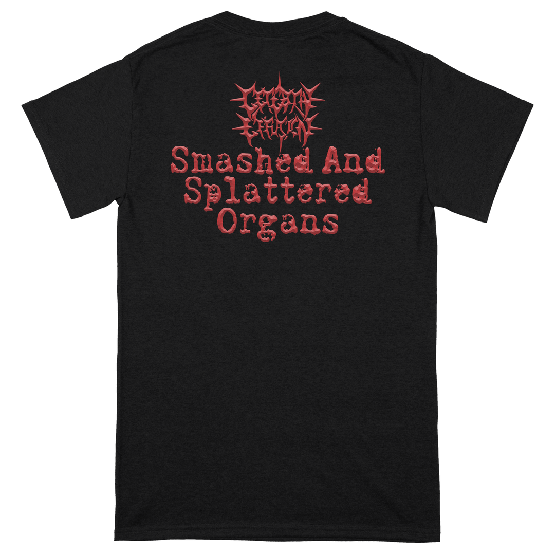Cerebral Effusion 'Smashed And Splattered Organs' T-Shirt *PRE-ORDER*