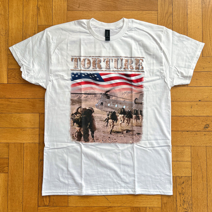 Torture 'Enduring Freedom' White T-Shirt