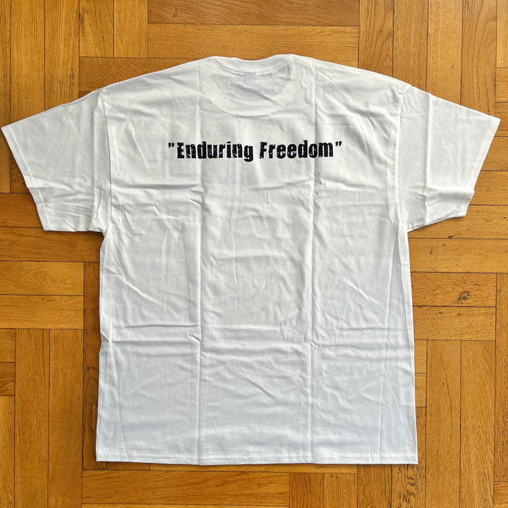 Torture 'Enduring Freedom' White Logo T-Shirt