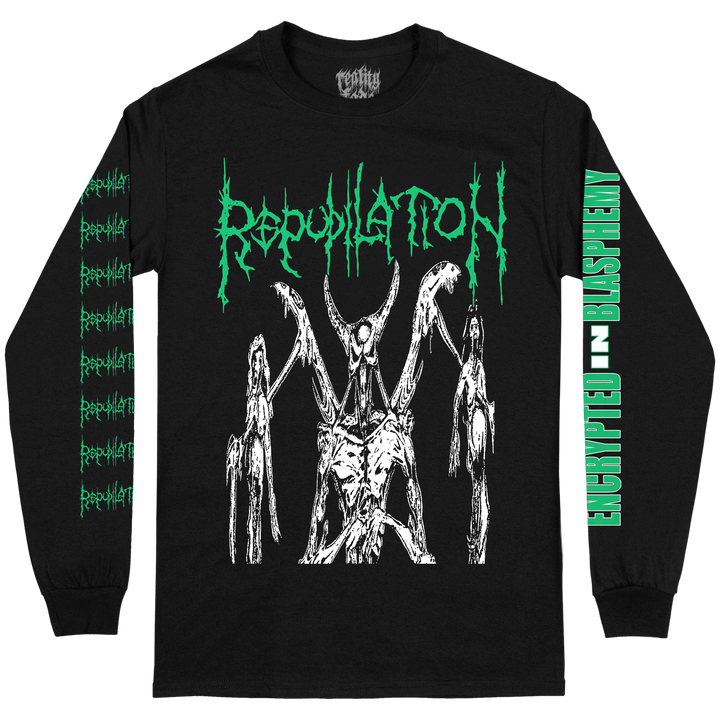 Repudilation 'Encrypted In Blasphemy' Long Sleeve *PRE-ORDER*