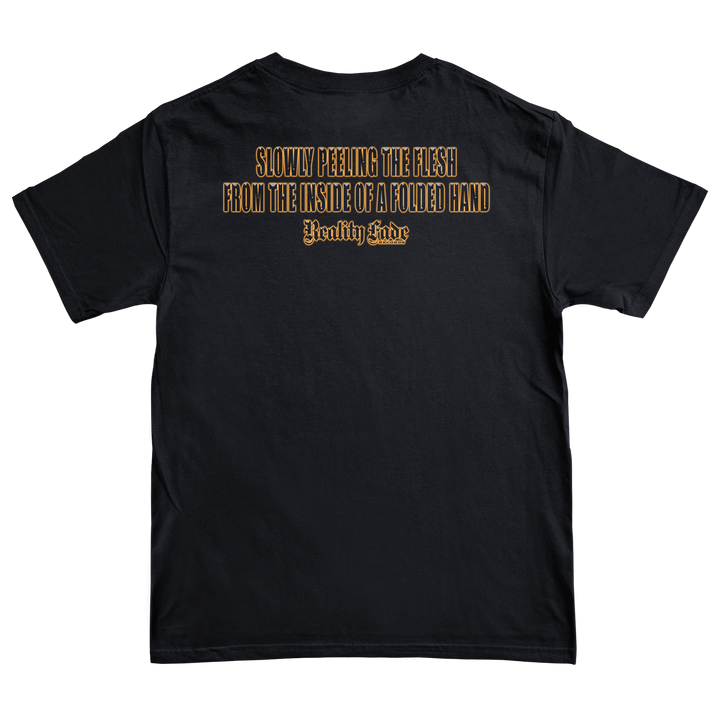 Terminally Your Aborted Ghost 'Slowly Peeling The Flesh From The Inside Of A Folded Hand' T-Shirt